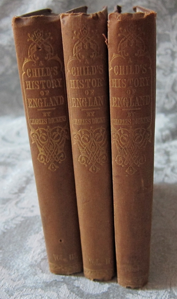 A Child's History of England 3 Vols. Spines