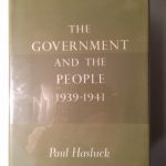 The Government and the People 1939-1941 Front Cover