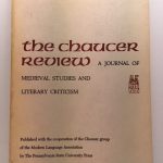 The Chaucer Review: A Journal of Medieval Studies and Literary Criticism Vol. 10, No. 1