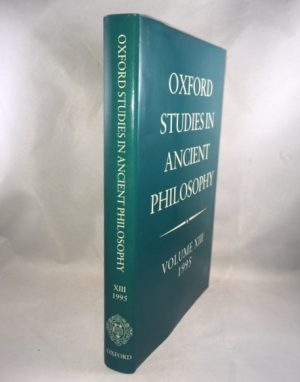 Oxford Studies in Ancient Philosophy: Volume XIII: 1995