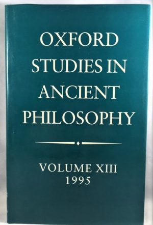 Oxford Studies in Ancient Philosophy: Volume XIII: 1995