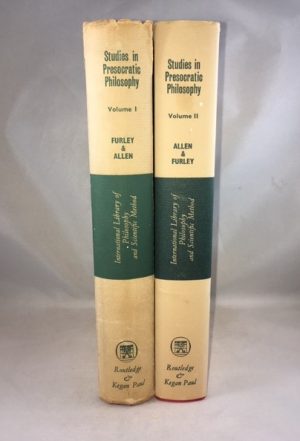 Studies in Presocratic Philosophy (2 Vols.) I. The Beginnings of Philosophy, II. Eleatics and Pluralists
