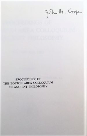Proceedings of the Boston Area Colloquium in Ancient Philosophy: Volume XIII (1997) (Proceedings of the Boston Area Colloquium (Paperback)) (v. 13)