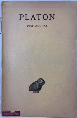 Oeuvres complètes, tome III, 1ère partie : Protagoras