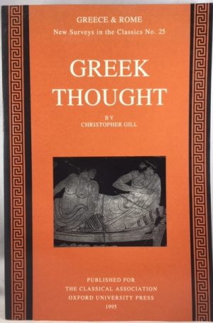 Greek Thought (New Surveys in the Classics)