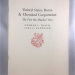 United States Borax & Chemical Corporation: The First One Hundred Years