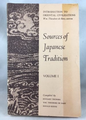 Sources of Japanese Tradition, Vol. 1