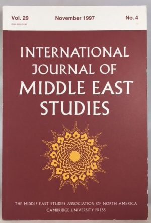 International Journal of Middle East Studies, Volume 29, Number 4, November 1997