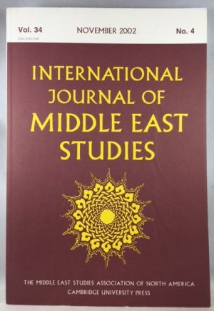 International Journal of Middle East Studies, Volume 34, Number 4, November 2002