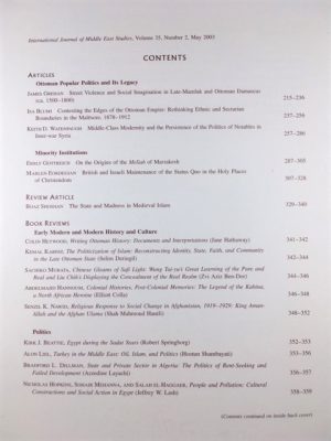 International Journal of Middle East Studies, Volume 35, Number 2, May 2003