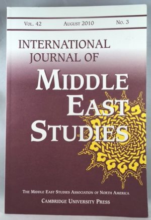 International Journal of Middle East Studies, Volume 42, Number 3, August 2010
