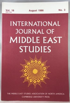 International Journal of Middle East Studies, Volume 18, Number 3, August 1986