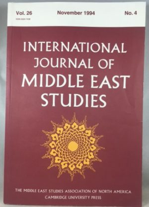 International Journal of Middle East Studies, Volume 26, Number 4, November 1994