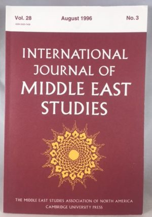 International Journal of Middle East Studies, Volume 28, Number 3, August 1996