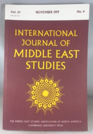 International Journal of Middle East Studies, Volume 31, Number 4, November 1999