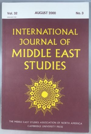 International Journal of Middle East Studies, Volume 32, Number 3, August 2000