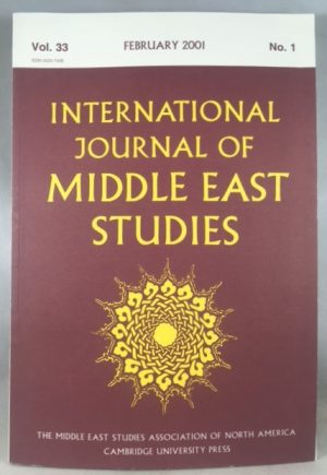 International Journal of Middle East Studies, Volume 33, Number 1, February 2001