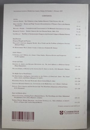 International Journal of Middle East Studies, Volume 29, Number 1, February 1997