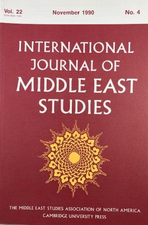International Journal of Middle East Studies, Volume 22, Number 4, November 1990