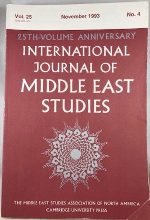 International Journal of Middle East Studies, Volume 25, Number 4, November 1993