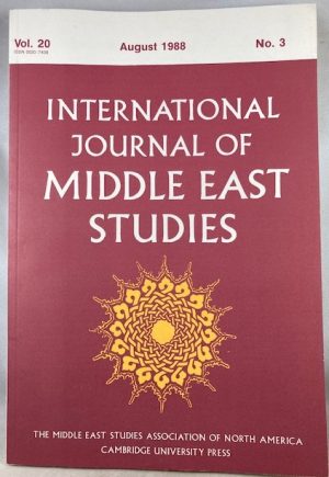 International Journal of Middle East Studies, Volume 20, Number 3, August 1988