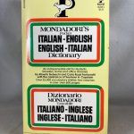 Mondadori's Pocket English-Italian Italian-English Dictionary