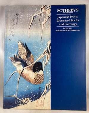 Japanese Prints Illustrated Books Paintings. Sotheby's London, 13th December 1993