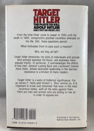 Target Hitler: The Plots to Kill Adolf Hitler