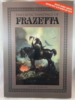 Fantastic Paintings of Frazetta. Deluxe signed limited edition with 16-PG Bonus Art Folio