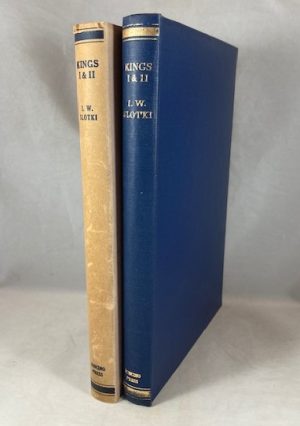 Kings: Hebrew Text and English Translation with an Introduction and Commentary