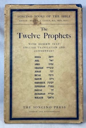 The Twelve Prophets: Hebrew Text, English Translation, and Commentary
