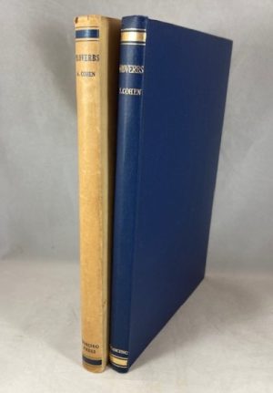 Proverbs: Hebrew Text and English Translation, with an Introduction and Commentary