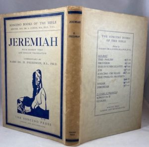 Jeremiah: Hebrew Text and English Translation, with an Introduction and Commentary