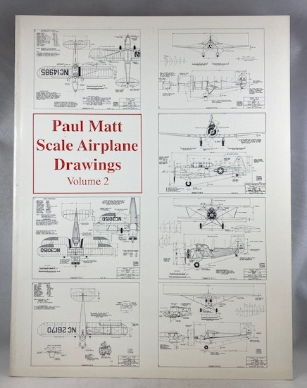 Paul Matt Scale Airplane Drawings (2 vols., complete)