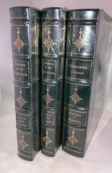 Journals of the Expeditions of Lew and Clark (2 Vols.) and Undaunted Courage (Signed) Complete 3 Volume Set