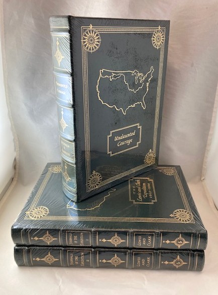 Journals of the Expeditions of Lew and Clark (2 Vols.) and Undaunted Courage (Signed) Complete 3 Volume Set