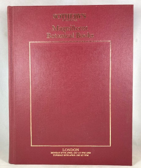 A Magnificent Collection of Botanical Books being the Finest Colour-Plate Books from the Celebrated Library Formed by Robert De Belder, April 27-28, 1987