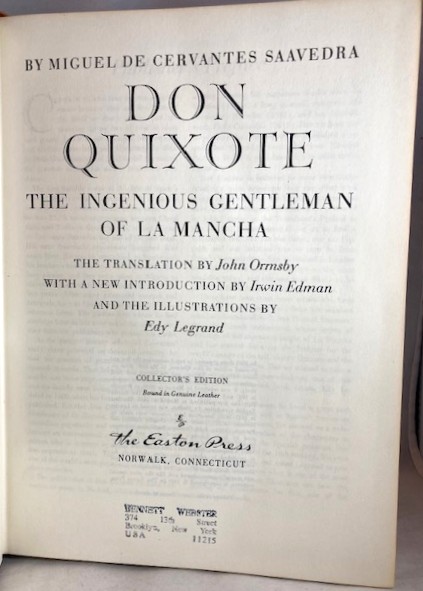 Don Quixote: The Ingenious Gentleman of La Mancha